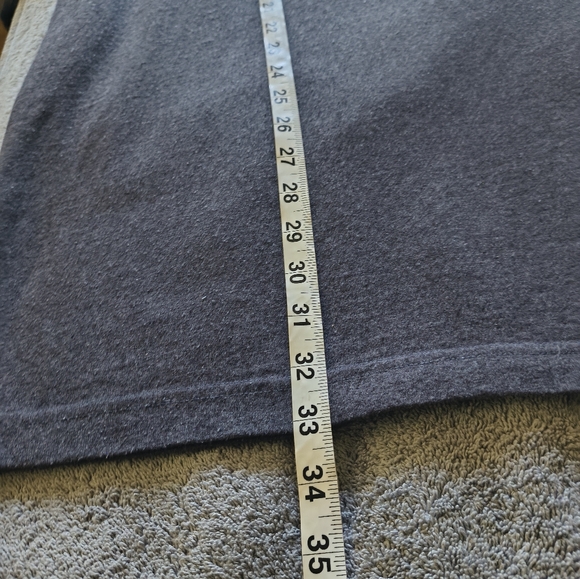 Carhartt Men's Loose Fit Long-Sleeve Spellout Logo Tee Charcoal XLTall Outdoor - Picture 8 of 10